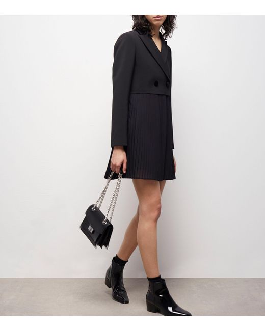The Kooples Black Small Leather Emily Shoulder Bag