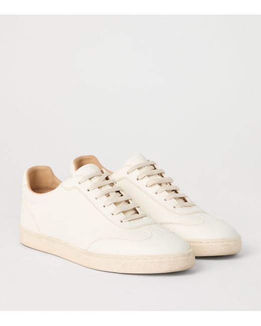 Brunello Cucinelli Natural Deerskin Sneakers for men