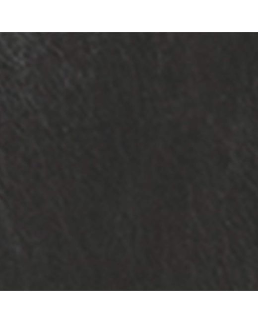 AllSaints Black Leather Cropped Hendry Trench Coat