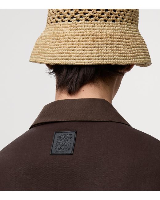 Loewe Brown X Paula's Ibiza Linen-Blend Shirt for men