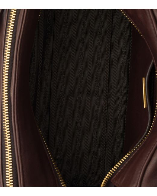 Prada Brown Medium Leather Explore Shoulder Bag