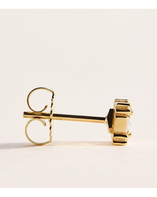 Suzanne Kalan Natural Mini And Diamond Princess Stud Earrings