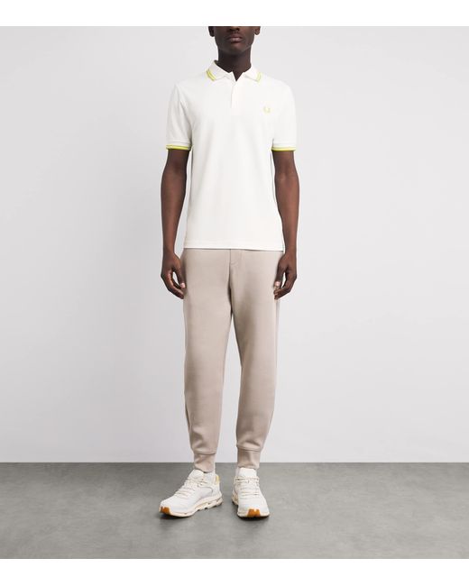 Fred Perry White Tennis Polo Shirt for men