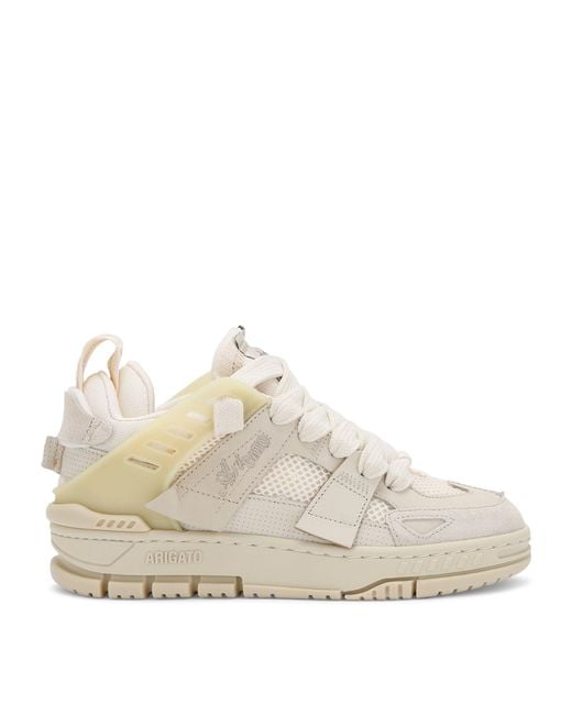 Axel Arigato Natural Leather Area Patchwork Sneakers