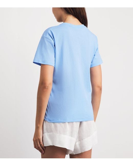 Polo Ralph Lauren Blue Cotton Polo Bear T-Shirt