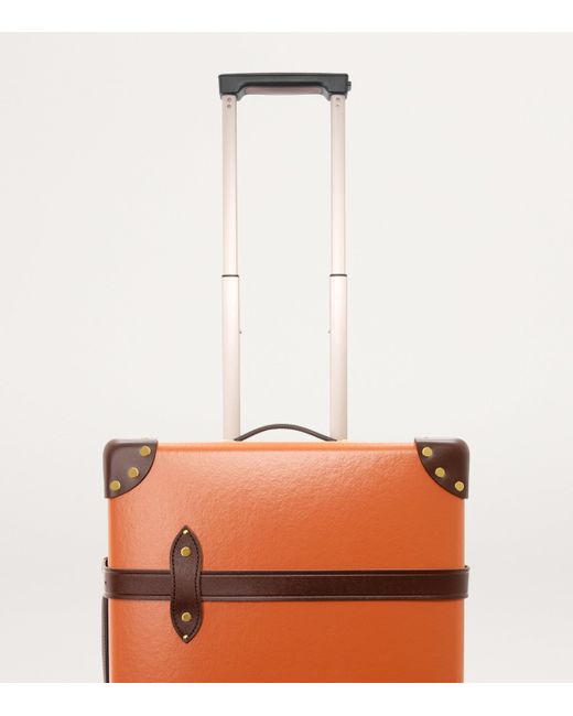 Globe-Trotter Orange Centenary 4-Wheel Suitcase