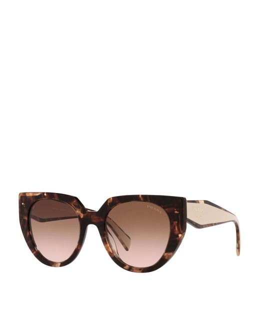 Prada Brown Cat Eye Sunglasses