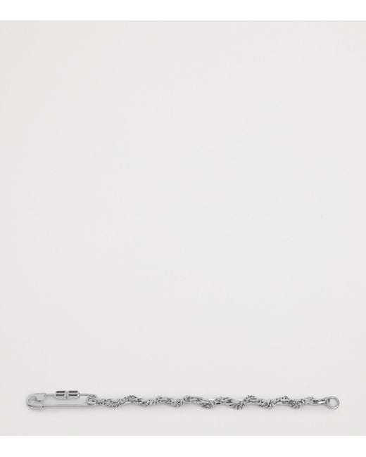 Balenciaga Metallic Diy Pin Bracelet for men