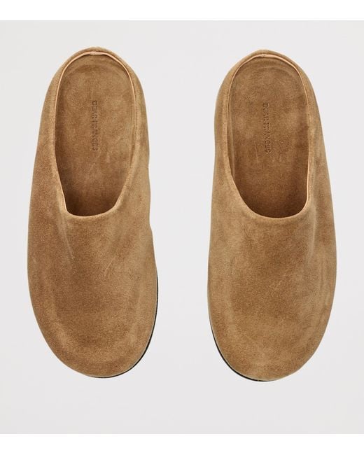 Dear Frances Brown Suede Vico Clogs