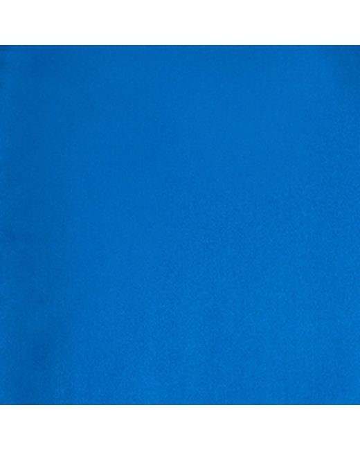 Tom Ford Blue Silk Cropped Bomber Jacket for men
