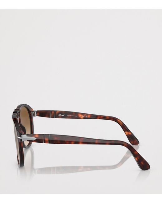 Persol Brown Original Pilot Sunglasses for men