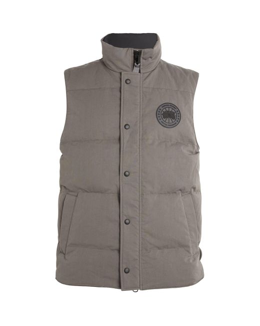 Canada Goose Gray Garson Puffer Gilet for men