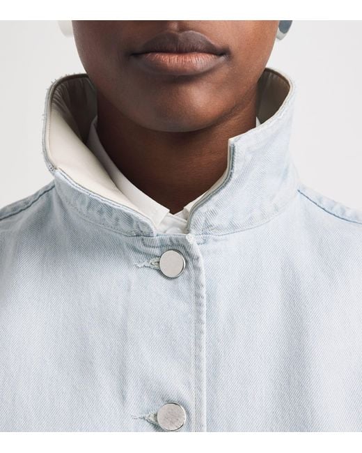 Agolde Blue X Maria Mcmanus Oversized Field Jacket