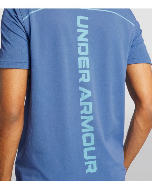 Under Armour Blue Vanish Seamless T-shirt for men