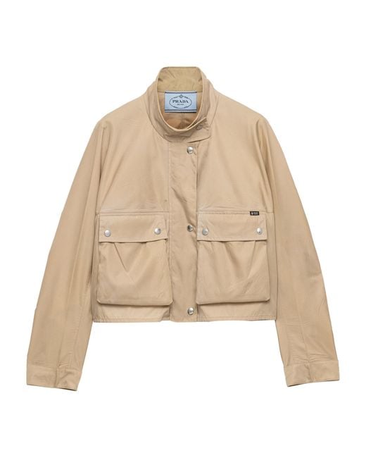 Prada Natural Washed Re-Nylon Jacket