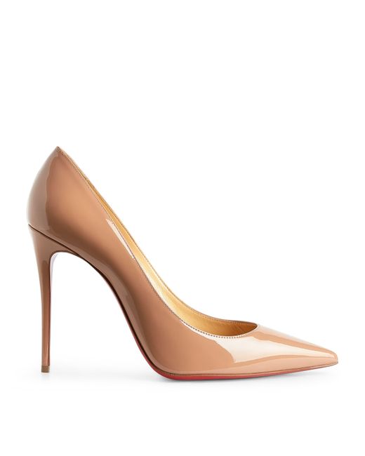 Christian Louboutin Brown Kate Patent Pumps 100