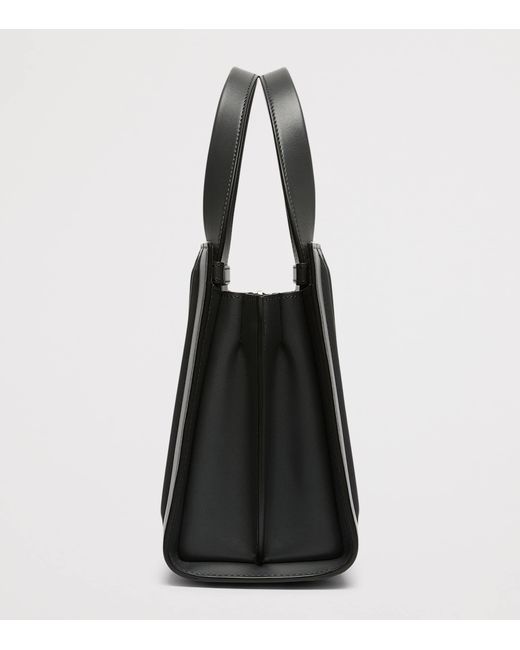 Max Mara Black Medium Whitney Top-Handle Bag