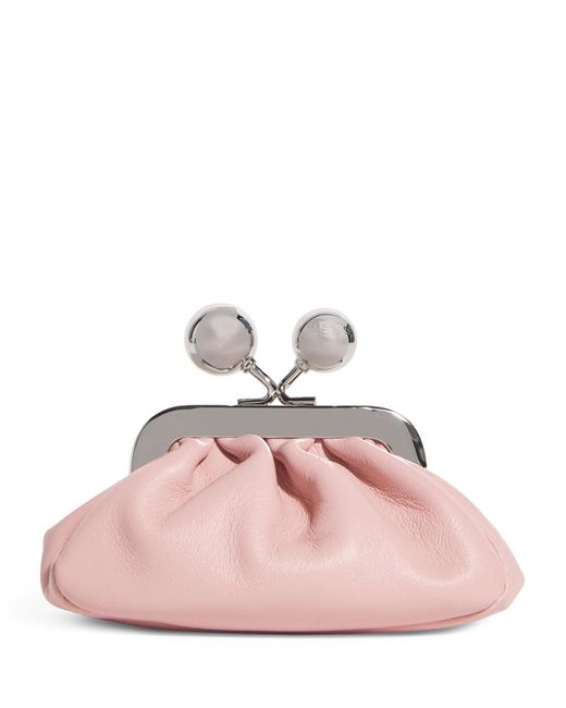Weekend by Maxmara Pink Nappa Leather Nano Pasticcino Bag