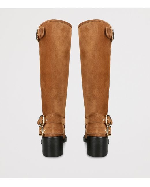 Chloé Brown Suede Dakota Boots 60