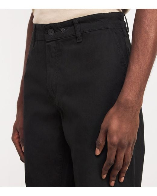 Rag & Bone Black Stretch-Cotton Chinos for men