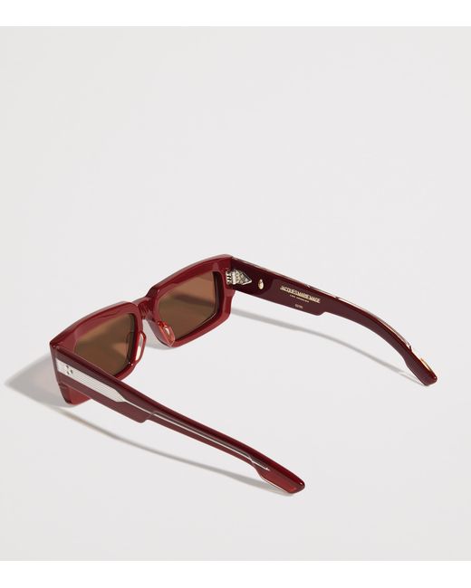 Jacques Marie Mage Purple Acetate Quant Sunglasses for men