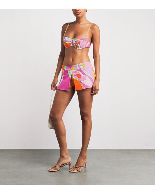 Emilio Pucci Pink Towelling Iride Shorts
