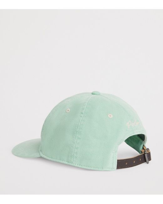 Polo Ralph Lauren Green Twill Logo Baseball Cap for men