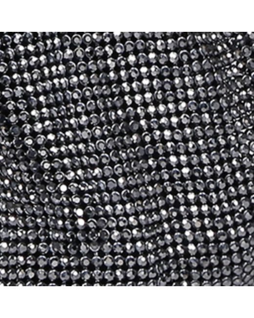 Benedetta Bruzziches Gray Embellished Venus La Petite Clutch Bag