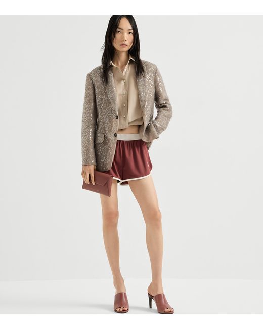 Brunello Cucinelli Natural Cotton Organza Shirt