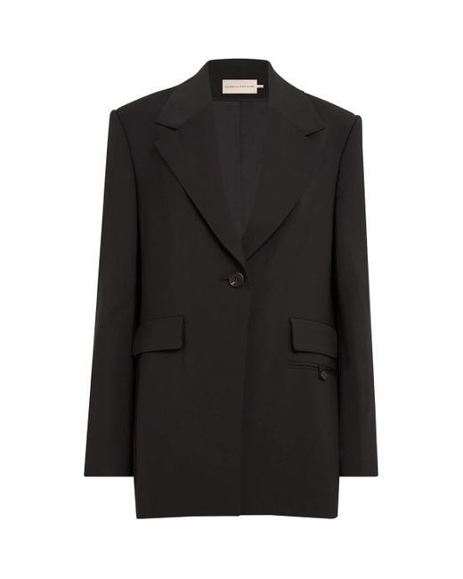 Camilla & Marc Black Single-Breasted Corinthian Blazer