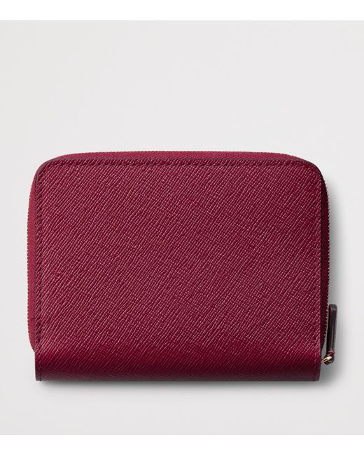 Cartier Red Leather C De Wallet