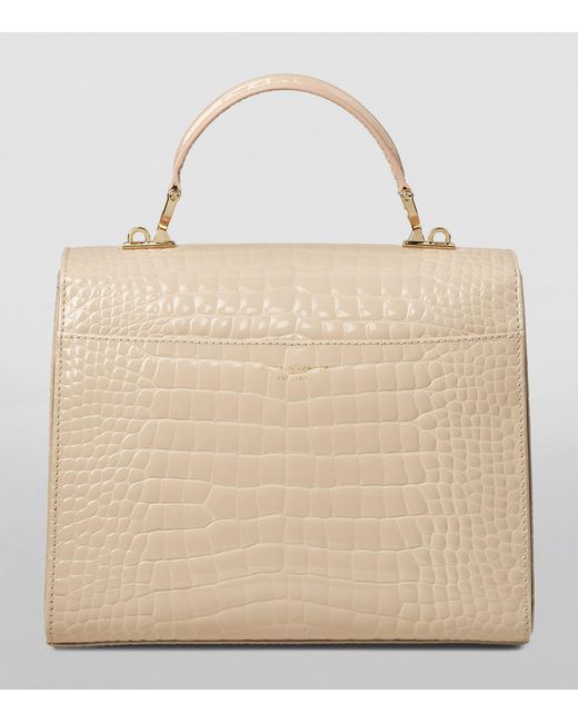 Aspinal Natural Mayfair Top-Handle Bag
