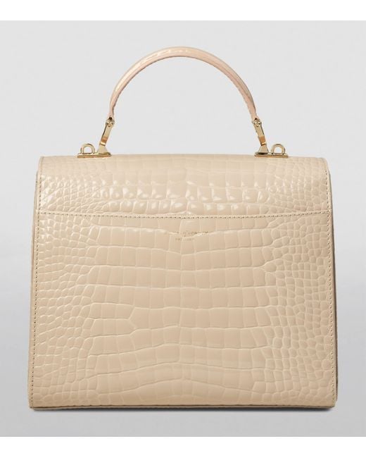 Aspinal Natural Mayfair Top-Handle Bag