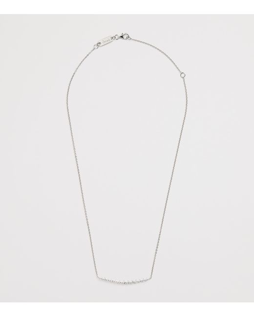 Harrods Metallic And Diamond Graduating Pendant Necklace