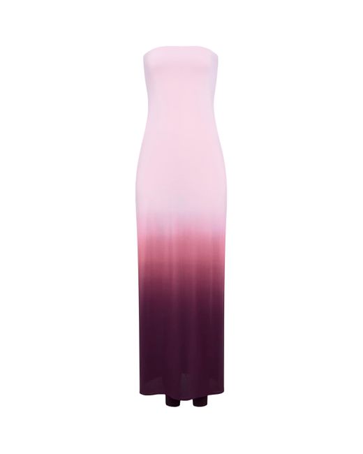 Alaïa Purple Jersey Layered Jumpsuit