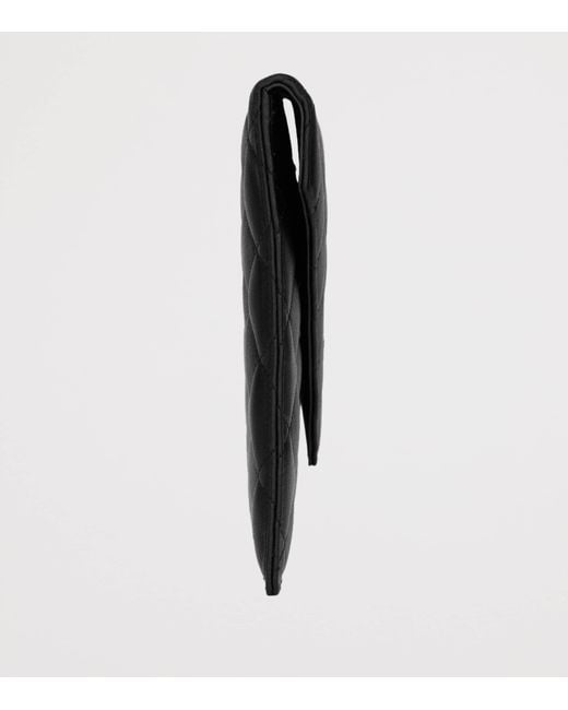 Saint Laurent Black Quilted Paris Pouch