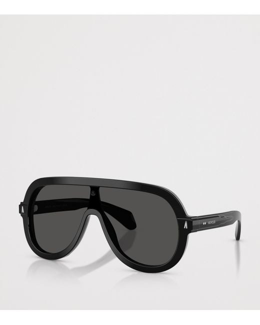 Moncler Black Sunsette Pilot Sunglasses