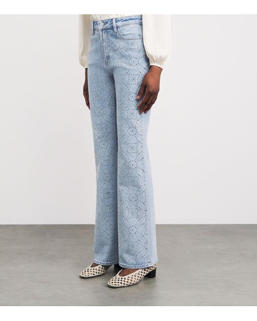 PAIGE Blue Sofia Flared Jeans
