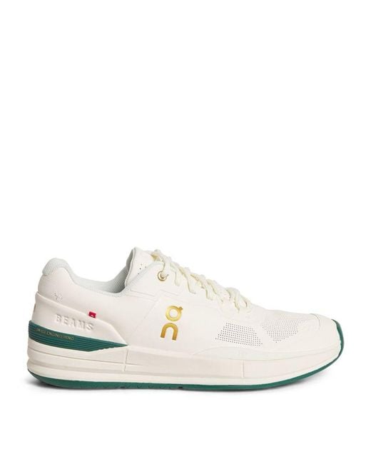 On Shoes X Beams The Roger Pro Sneakers in White for Men | Lyst Canada