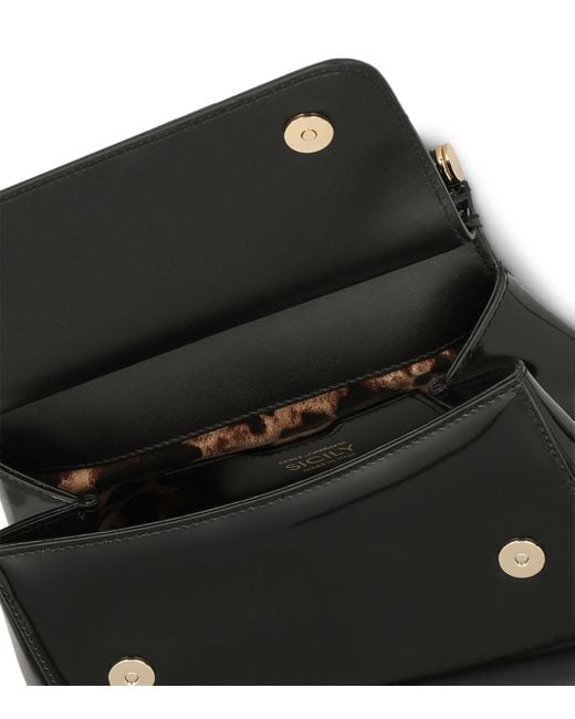 Dolce & Gabbana Black Sicily Medium Handbag
