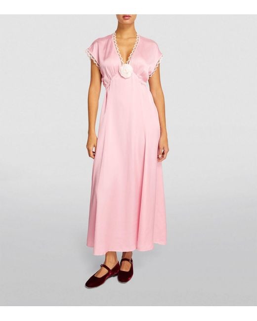 Sleeper Pink The Genus Rosa Maxi Dress