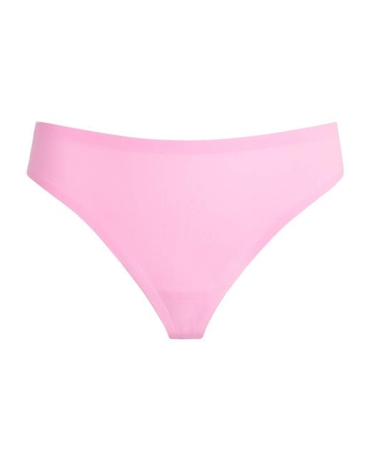 Chantelle Pink Softstretch Thong