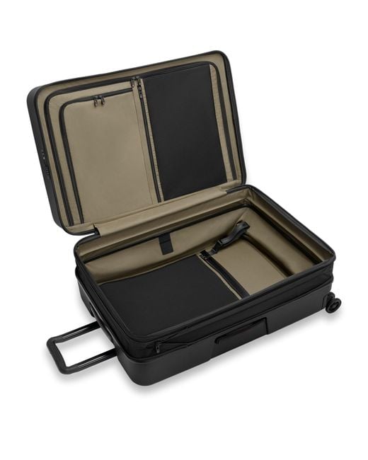 Briggs & Riley Black Zdx Hard Expandable Spinner Suitcase