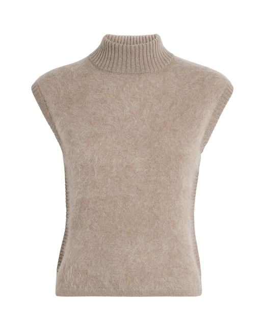 Toccin Gray Cashmere Sabina Top