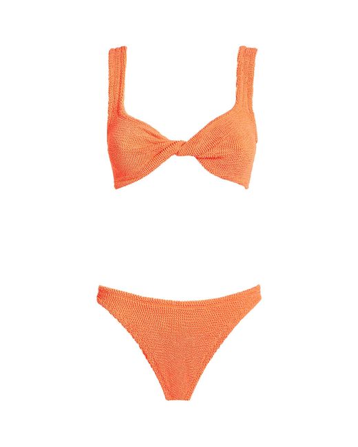 Hunza G Twist Juno Bikini in Orange | Lyst UK
