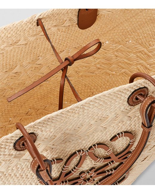 Loewe Natural X Paula's Ibiza Large Woven Anagram Basket Bag