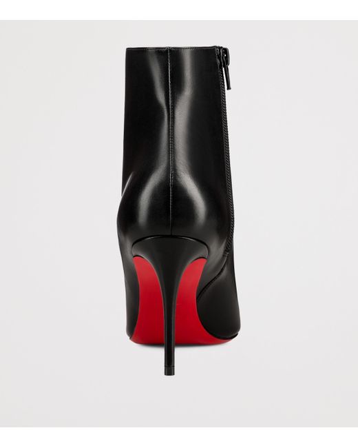 Christian Louboutin Black So Kate Leather Ankle Boots 85