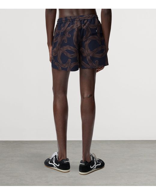 Loewe Blue X Paula's Ibiza Anagram Swim Shorts for men