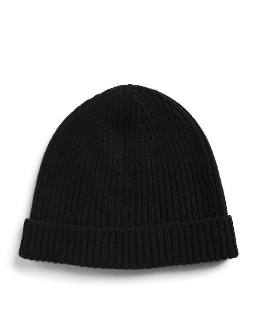 Rick Owens Black Cashmere-Wool Beanie for men
