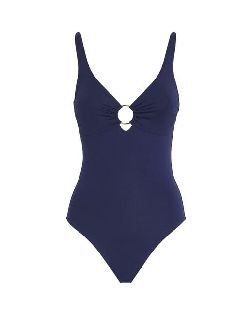 Melissa Odabash Blue Abruzzo Swimsuit